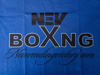 NEVBOXNG FANSHIRT BLAU