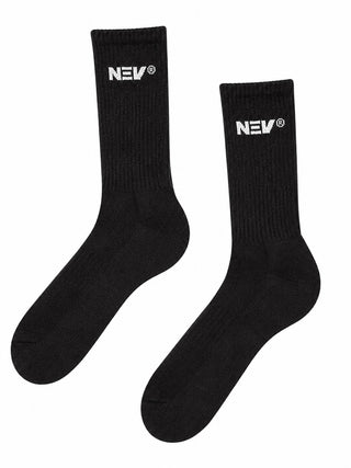 3ER-PACK CREW-SOCKEN SCHWARZ